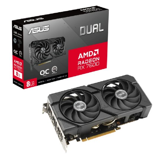 Grafička kartica ASUS Radeon RX 7600 Dual Evo OC, 8GB GDDR6