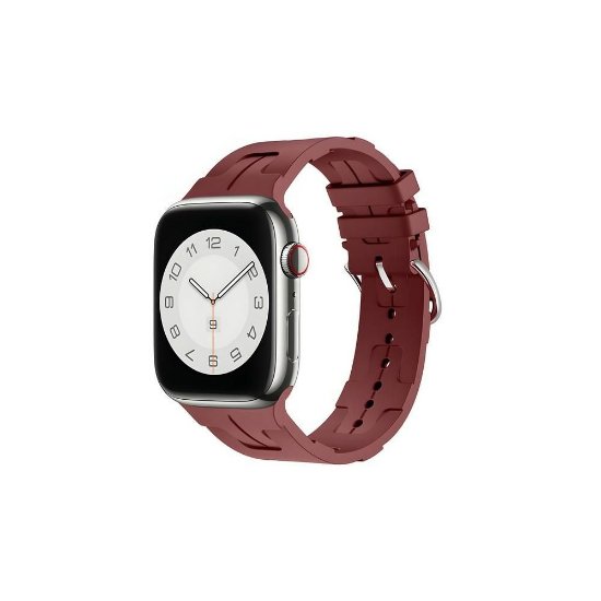 Zamjenski remen BELINE Silicone Ultra za Apple Watch 42/44/45/49mm, bordo crveni