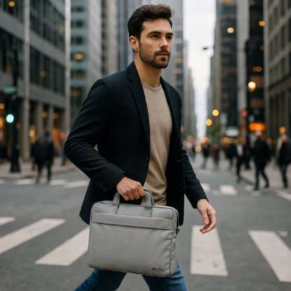 Torba za laptop OCTIO Ascend, 15.6", siva