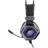 Slušalice WHITE SHARK GH-1841 Lion, mikrofon, crno/srebrne