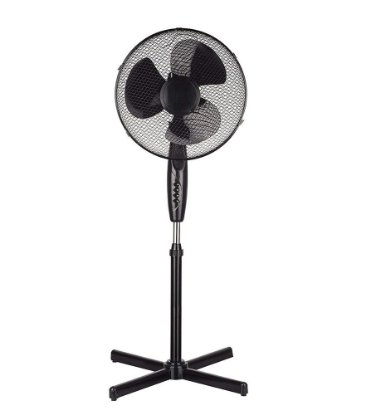 Ventilator UNITED STAR, samostojeći, 45 W, 40 cm, crni