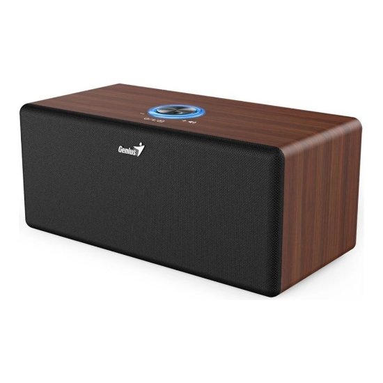 Zvučnik GENIUS SP-HF505BT, 20W, Bluetooth, drveni, tamno-smeđi