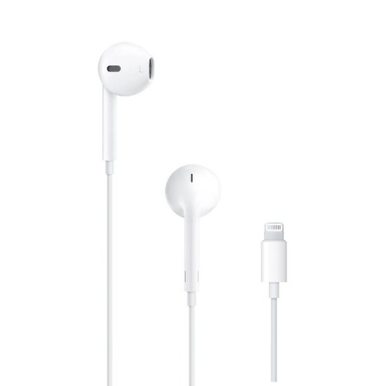 Slušalice APPLE Earpods, in-ear, mikrofon, Lightning Connector, bijele