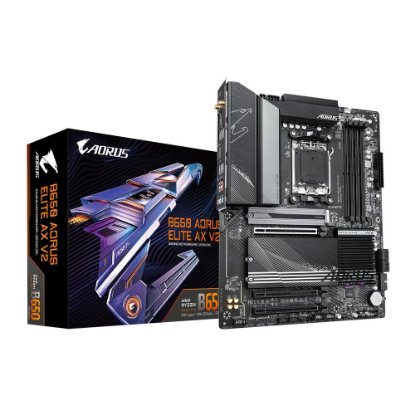 Matična ploča GIGABYTE B650 Aorus Elite AX V2, AMD B650, Wi-Fi, DDR5, ATX, s. AM5