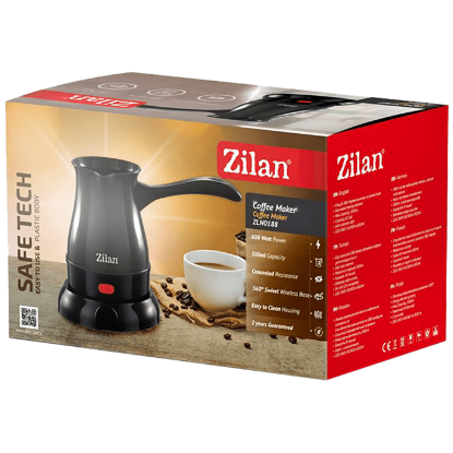 Kuhalo za kavu ZILAN ZLN0188/GY, 600W, 0,3l, siva