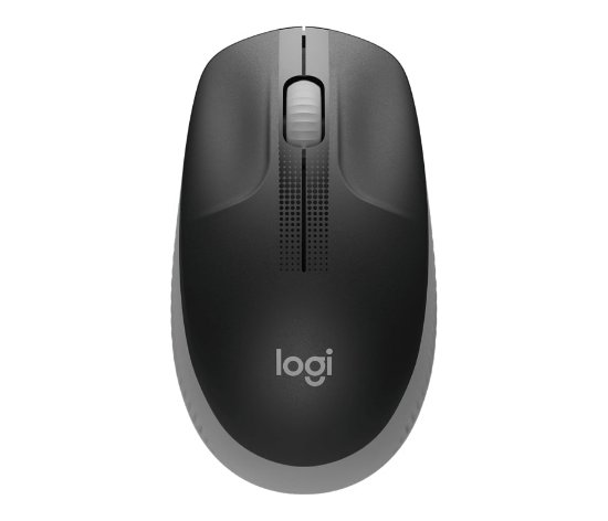 Miš LOGITECH M190, optički, bežični, 1000dpi, crno-sivi