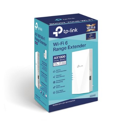 Wireless range extender TP-LINK RE600X, AX1800, bežični