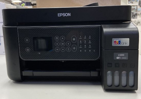 RABLJENI - Multifunkcijski printer EPSON EcoTank L5310, printer/scanner/copy/fax, 5760 dpi, USB, LAN, WiFi, crni