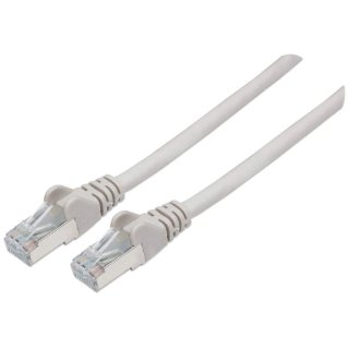 Kabel INTELLINET, patch CAT7, S/FTP, sivi, 0.5m