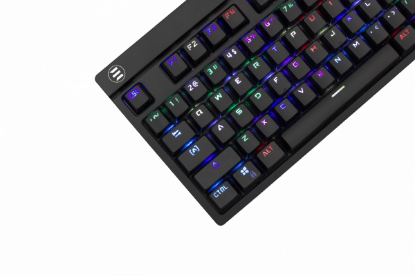 Tipkovnica WHITE SHARK ESL-K1 Kodachi, RGB, mehanička, US-Layout, USB, crna
