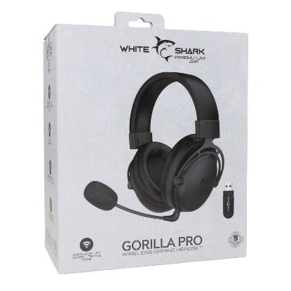 Slušalice WHITE SHARK WGH-2443 Gorilla Pro, bežične, crne