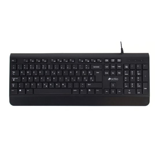 Tipkovnica OCTIO K200U, crna, USB