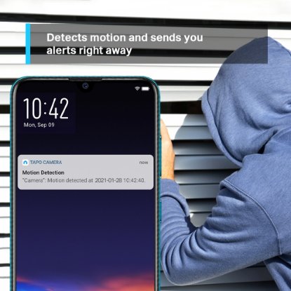 Mrežna nadzorna kamera TP-LINK Tapo C210P2, 2K, unutarnja, WiFi, Pan/tilt, senzor pokreta, noćno snimanje