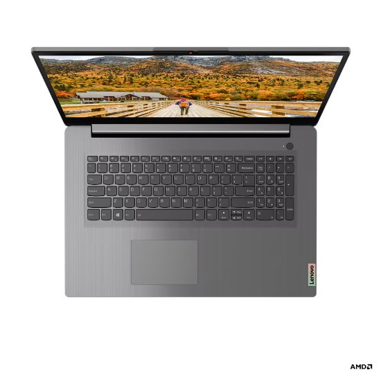 Laptop LENOVO IdeaPad 3 82kv00n5sc / Ryzen 5 5500U, 12GB, 512GB SSD, AMD Radeon Graphics, 17.3" FHD IPS, Windows 11, sivi