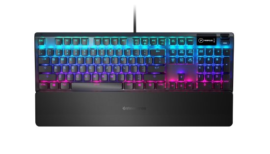 Tipkovnica STEELSERIES Apex 5, RGB, mehanička, US layout, USB, crna
