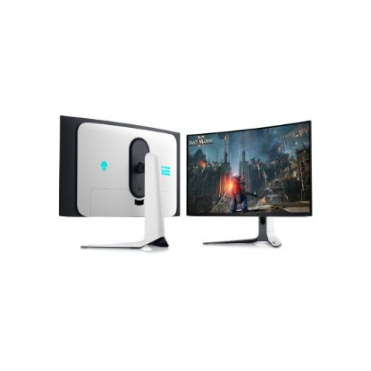 Gaming monitor 32" DELL Alienware AW3225QF, 4K UHD, OLED, 240Hz, 0,03ms, 250cd/m2, G-Sync, zakrivljeni, crno-bijeli