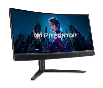 Gaming monitor 34" ACER Predator X34 V3bmiiphuzx UM.CXXEE.301, UWQHD, VA Mini-LED, 180Hz, 1ms, 1000cd/m2, FreeSync, zakrivljeni, zvučnici, crni
