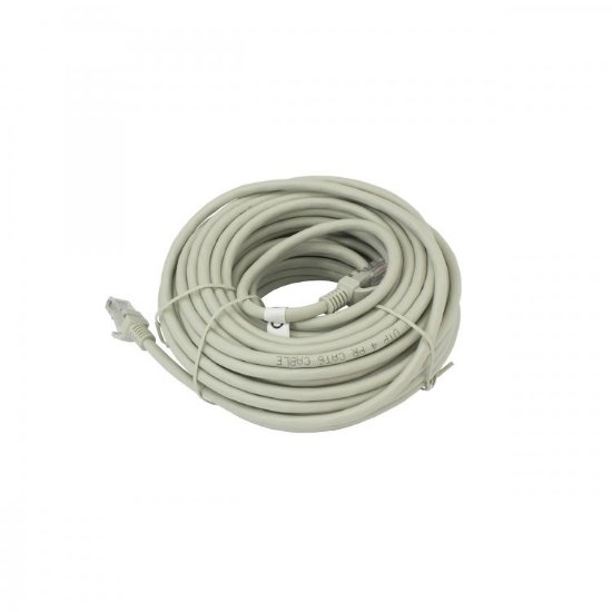 Kabel SBOX, CAT6, UTP, 15m, sivi