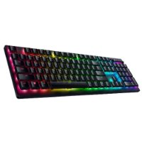 Tipkovnica RAZER Deathstalker V2 Pro, bežična, mehanička, Clicky Optical Purple Switch, RGB, US, crna