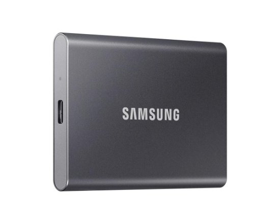 SSD vanjski 1TB SAMSUNG T7, MU-PC1T0T/WW, 1050 MB/s,USB-C, V-Nand, sivi