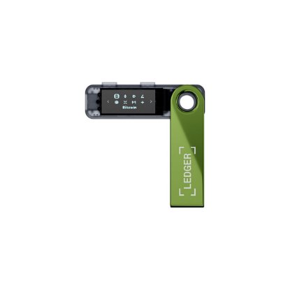 Bitcoin Wallet LEDGER Nano S Plus, USB-C, za kriptovalute, Oxidate Green