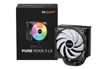Cooler BE QUIET Pure Rock 3 LX, RGB, za Intel i AMD, crni