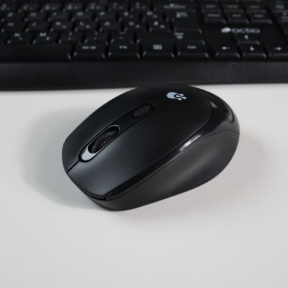 Miš OCTIO M302W, optički, bežični, 1600dpi, crni