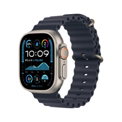 Pametni sat APPLE Watch Ultra2 v2 Cellular, 49mm Natural Titanium Case with Navy Ocean Band