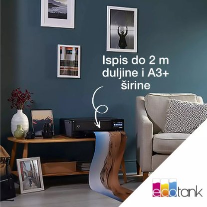 Multifunkcijski printer EPSON EcoTank L8180, printer/scanner/copy, 5760 dpi, A3, LAN, USB, WiFi