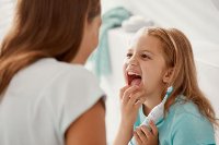 Električna četkica za zube PHILIPS HX3411/01, sonična, smart, dječja, BT, bijela