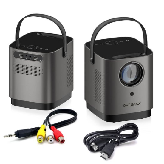 Projektor OVERMAX Multipic 3.6, LED, 720p, 3500 lm, WiFi, Bluetooth