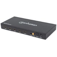 Razdjelnik MANHATTAN, 4x HDMI in, 1 HDMI out, strujni