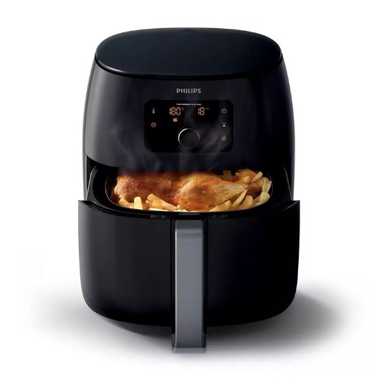 Friteza na vrući zrak PHILIPS HD9650/90, XXL, Airfryer, 2225 W, 1,4 kg, crna