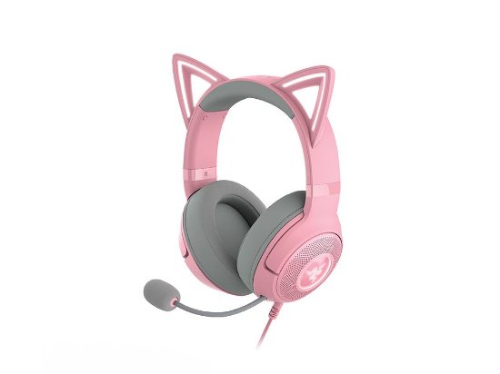 Slušalice RAZER Kraken Kitty V2 Quartz, USB, roze