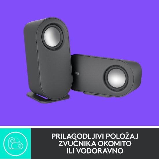 Zvučnici LOGITECH Z407 2.1, BT, crni