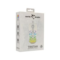 Miš WHITE SHARK Tristan 2, optički, 12800dpi, bijeli