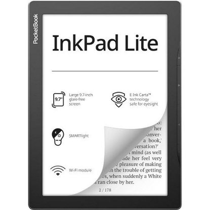 E-Book Reader POCKETBOOK InkPad Lite, 9,7" Touch, 8GB, WiFi, crno-sivi