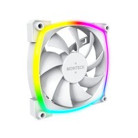 Ventilator MONTECH AX120 PWM, 120mm, 1600 okr/min, RGB, bijeli