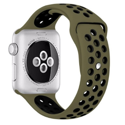 Zamjenski remen BELINE Design 22mm, crno-zeleni