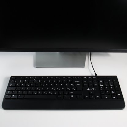 Tipkovnica OCTIO K200U, crna, USB