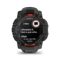 Pametni sat GARMIN Instinct 3 Solar 50mm, GPS, HR, pametne obavijesti, crni
