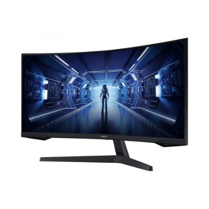 Gaming monitor 34" SAMSUNG LC34G55TWWPXEN, UWQHD, VA, 165Hz, 1ms, 250cd/m2, FreeSync, zakrivljeni, crni