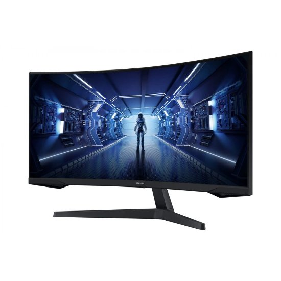 Gaming monitor 34" SAMSUNG LC34G55TWWPXEN, UWQHD, VA, 165Hz, 1ms, 250cd/m2, FreeSync, zakrivljeni, crni
