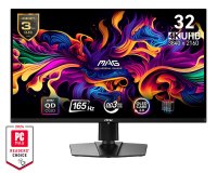 Gaming monitor 31.5" MSI MAG 321UP QD-OLED, 4K UHD, OLED, 165Hz, 1ms, 250cd/m2, FreeSync, pivot, crni