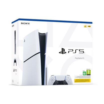 Igraća konzola SONY PlayStation 5 Slim D Chassis, 1TB SSD, Blu-ray, DualSense kontroler, bijela
