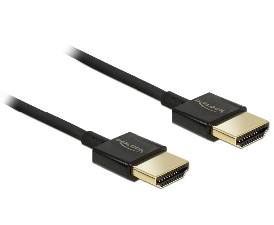 Kabel DELOCK Premium, HDMI-A (M) na HDMI-A (M), 3D, 4K, High Speed, 2m