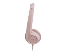 Slušalice LOGITECH H390, USB, roze