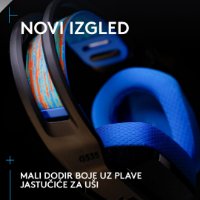 Slušalice LOGITECH Gaming G535 Lightspeed, bežične, crno-plave