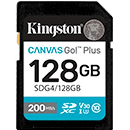 Memorijska kartica KINGSTON Canvas Go Plus SDG4/128GB, SDXC 128GB, Class 10 UHS-I