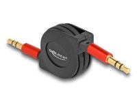 Kabel DELOCK, audio, 3.5mm (M) na 3.5mm (M), 0.9m, rastezljivi